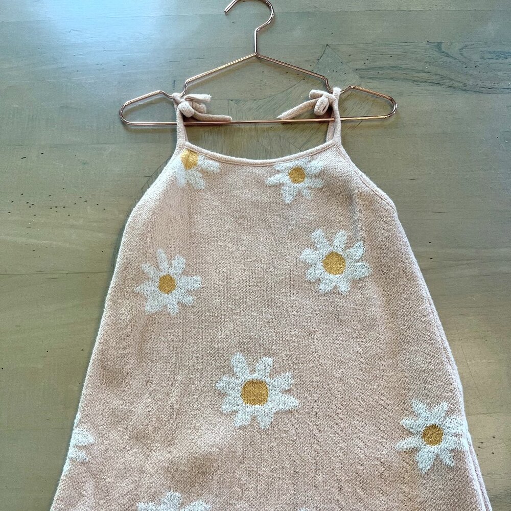 Zara Girls Floral Knit Dress